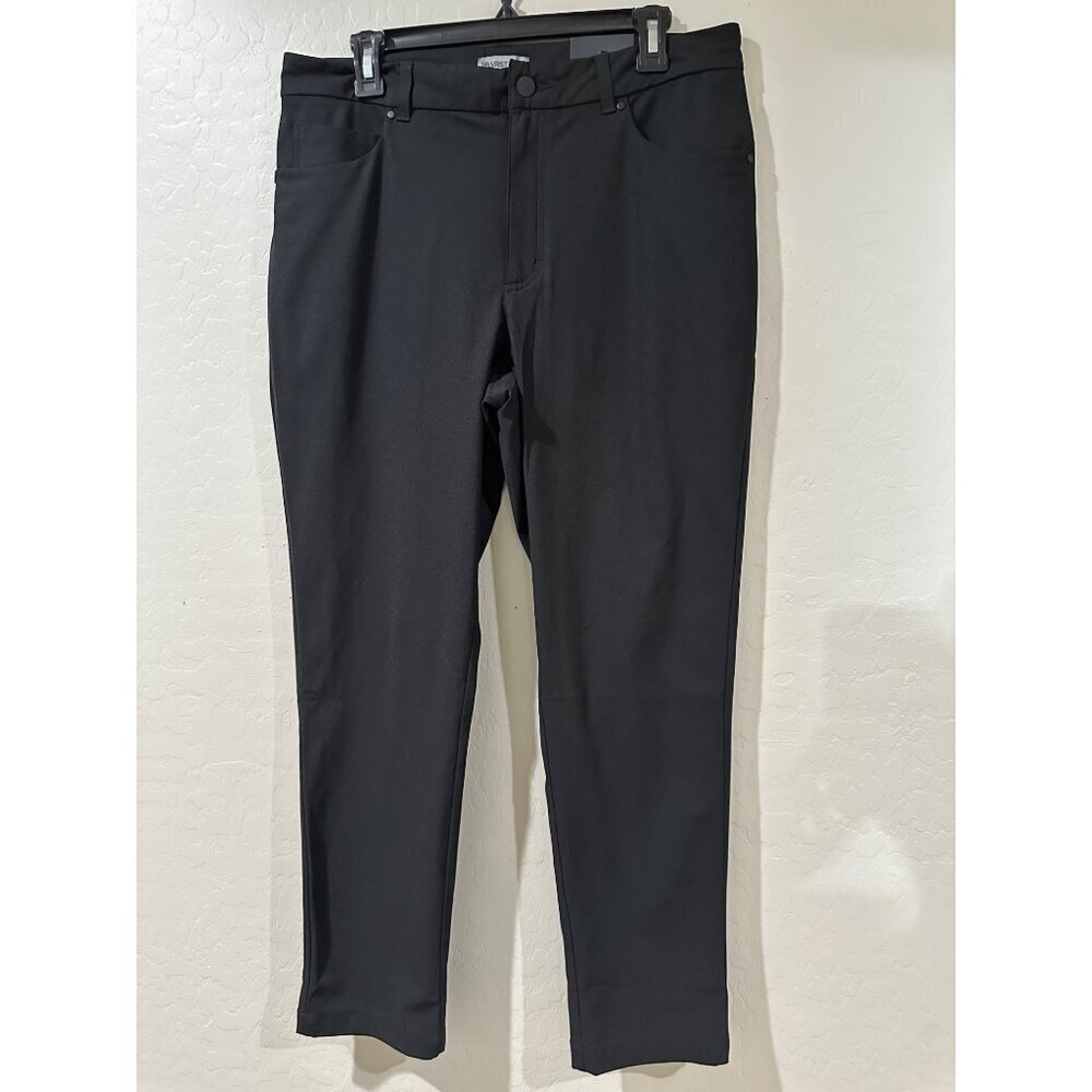 VRST Men's Limitless 5 Pocket Slim Pure Black Size 34W X 30L NWT